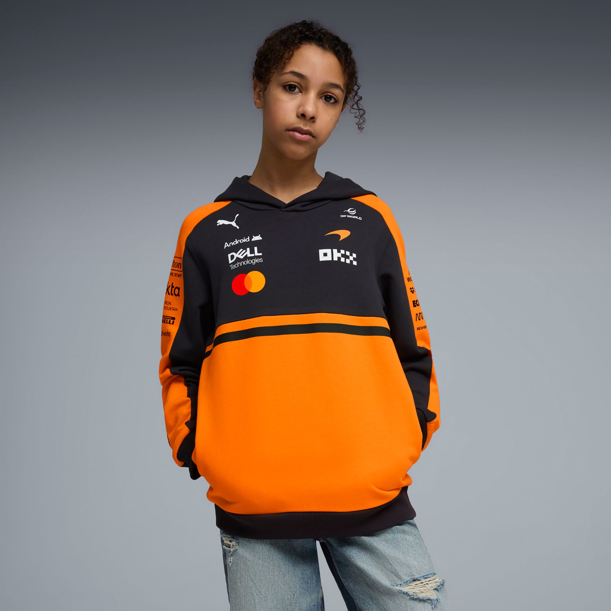 PUMA Youth F1 McLaren Orange Pullover Hoodie product image
