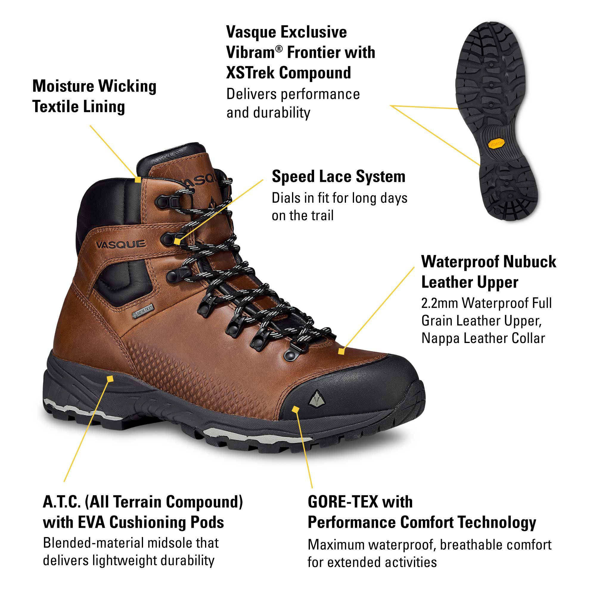 Vasque Men's St. Elias FG GTX Hiking Boots product image