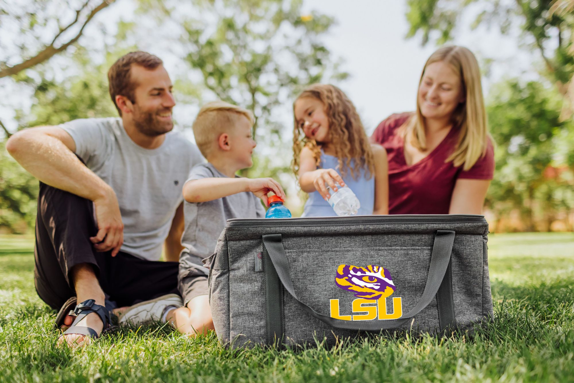 Picnic Time LSU Tigers 64-Can Collapsible Cooler product image