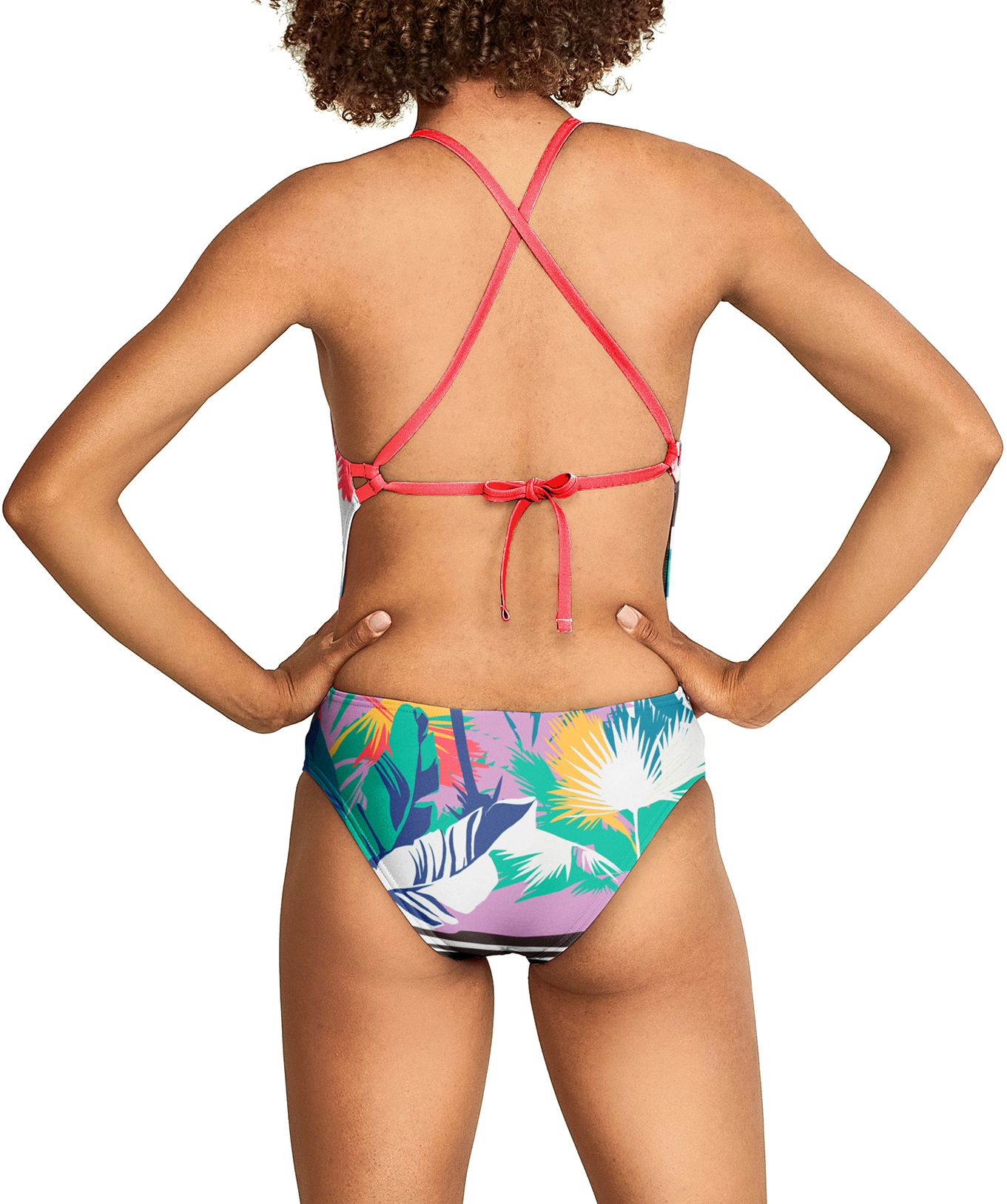 Speedo Women's Printed Tie Back One Piece Swimsuit product image