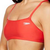 Speedo Women's Solid Strappy Fixed Back Bikini Top product image