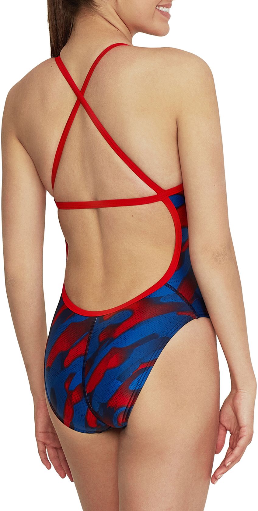 Speedo Women's Printed Crossback One-Piece Swimsuit product image