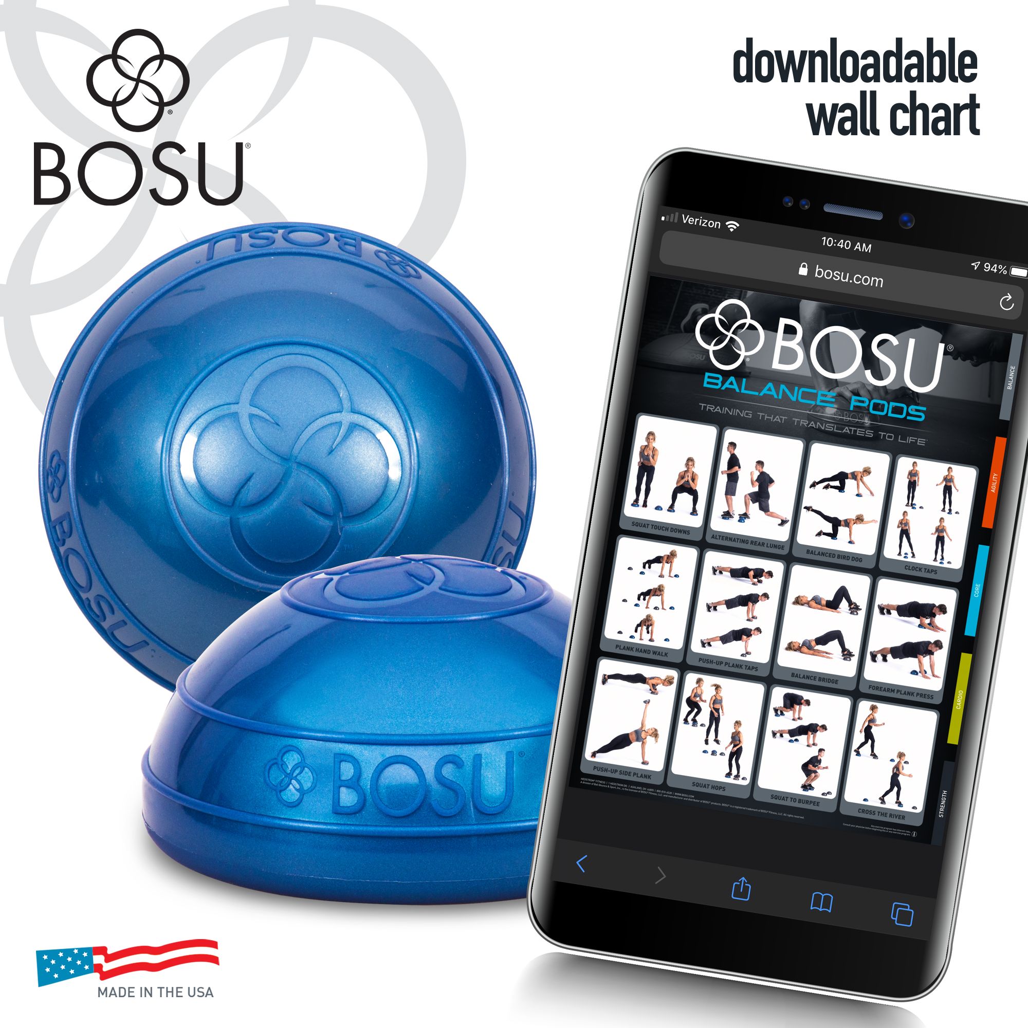 BOSU Balance Pods - 2 Pack product image