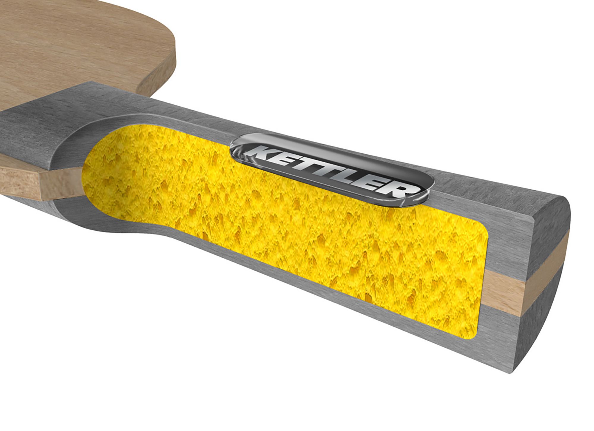 Kettler GTX 85 Table Tennis Paddle 4-Player Set product image