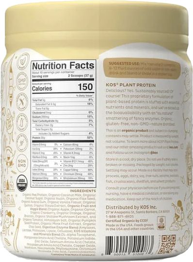 KOS Plant Protein - 10 Servings product image