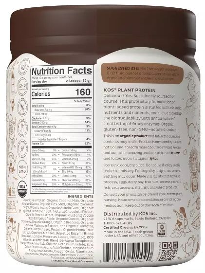 KOS Plant Protein - 10 Servings