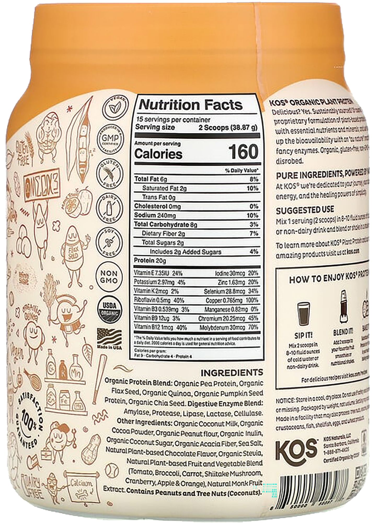 KOS Plant Protein - 10 Servings product image