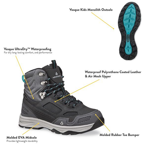 Vasque Youth Breeze AT UltraDry Hiking Boots product image