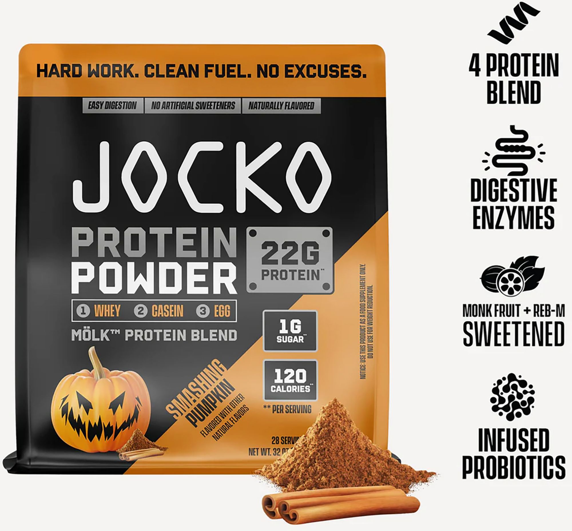 JOCKO Smashing Pumpkin 2 Lb. Protein Powder product image