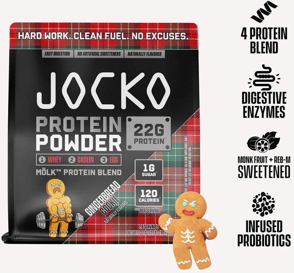 JOCKO Gingerbread Cookie Molk Protein Powder – 2 lbs. product image