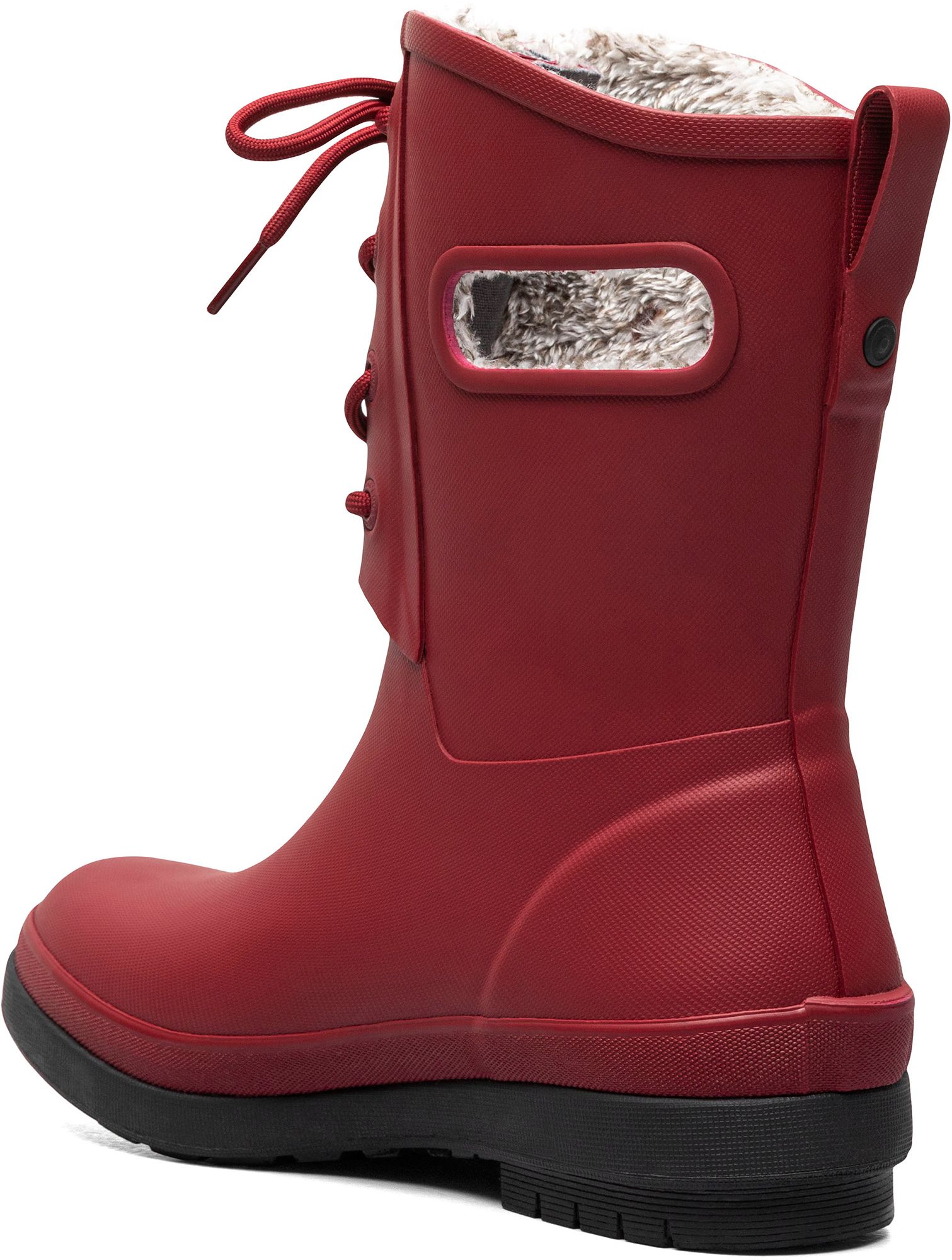 Bogs Women's Amanda Plush II Waterproof Lace-up Rain Boots