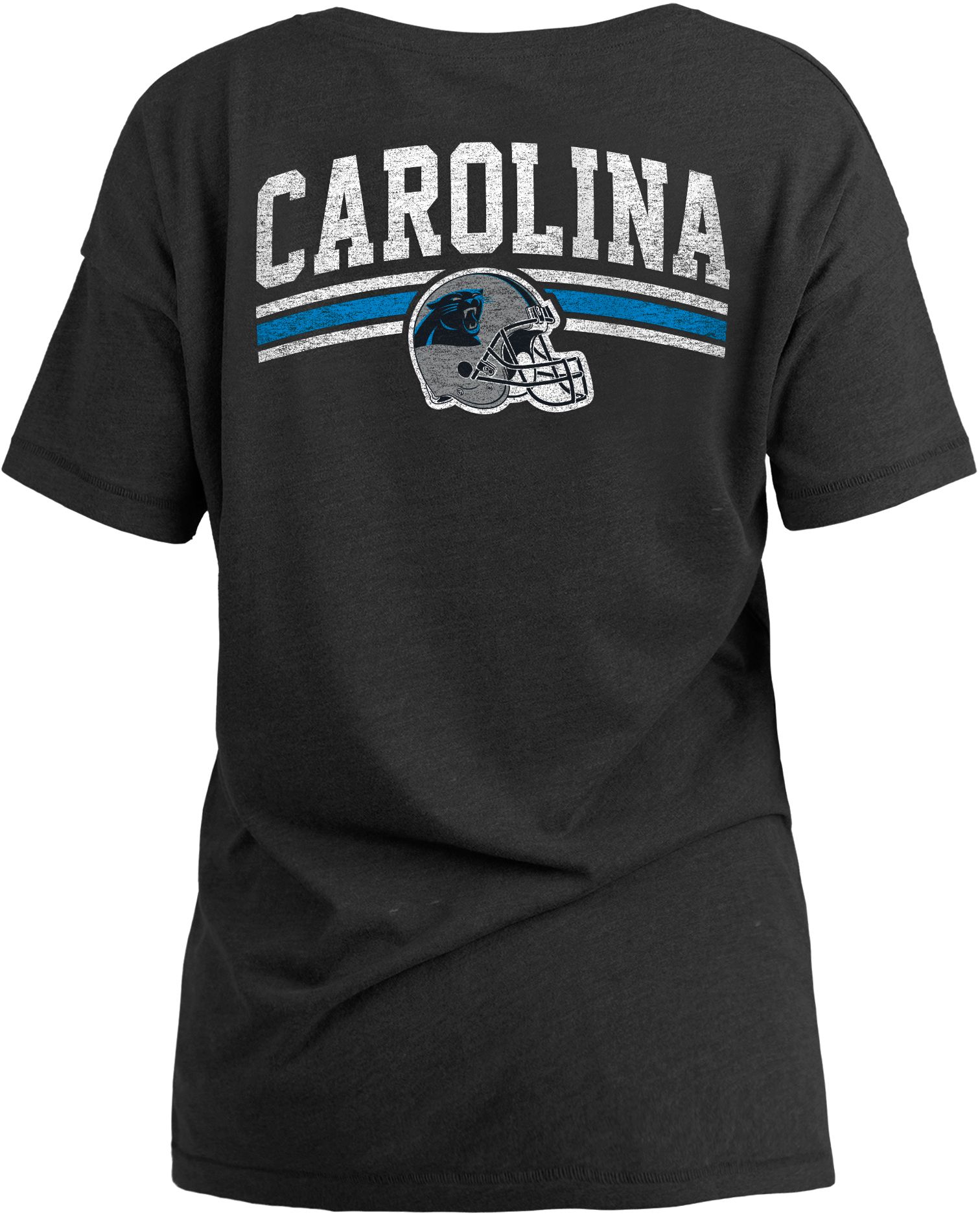 New Era Women's Carolina Panthers Relaxed Back Black T-Shirt product image