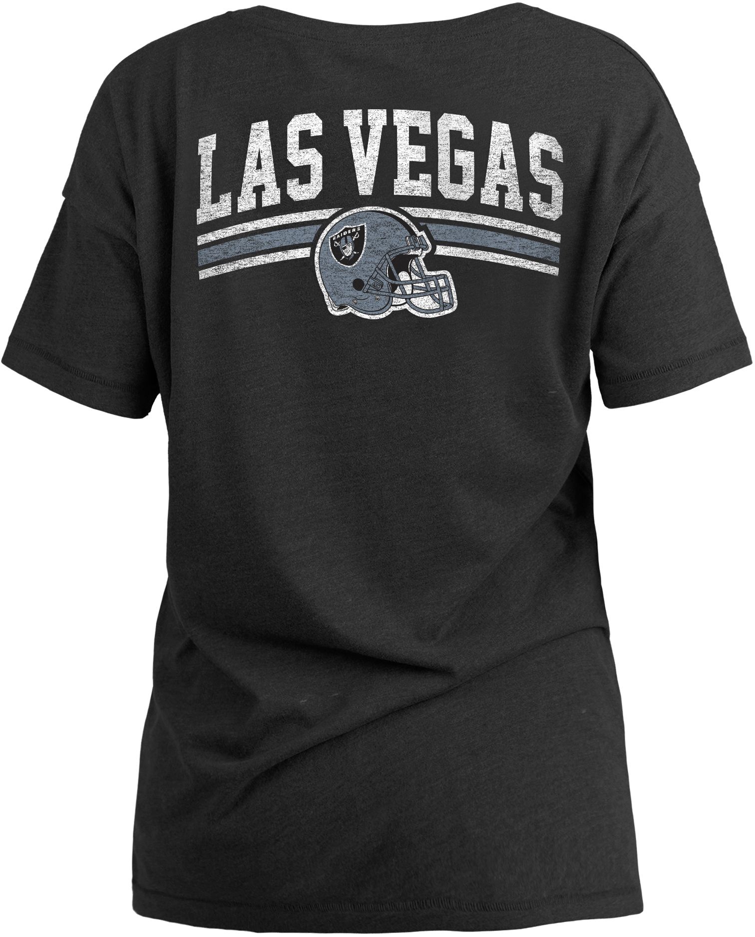 New Era Women's Las Vegas Raiders Relaxed Back Black T-Shirt product image