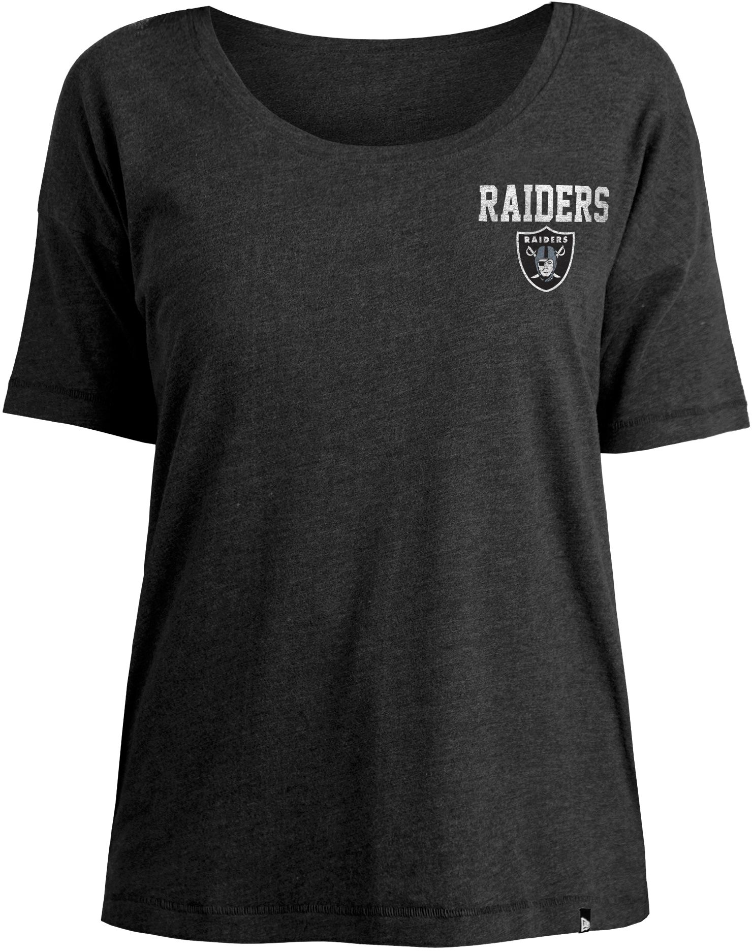 New Era Women's Las Vegas Raiders Relaxed Back Black T-Shirt product image