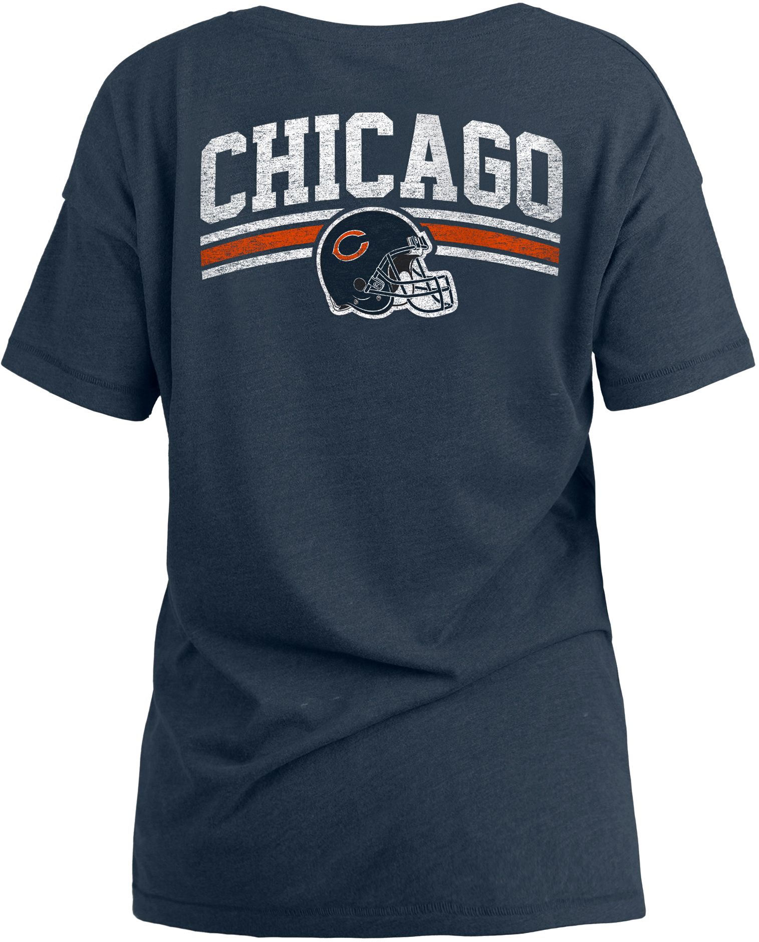 New Era Women's Chicago Bears Relaxed Back Navy T-Shirt product image