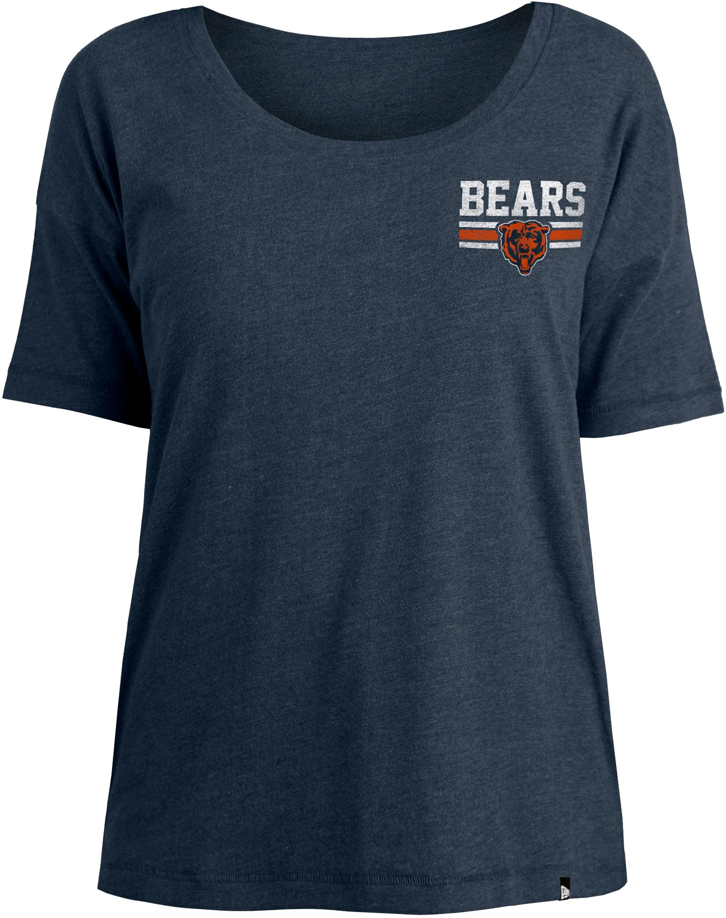 New Era Women's Chicago Bears Relaxed Back Navy T-Shirt product image