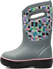 Bogs Kids' Classic II Checkered Geo Waterproof Winter Boots product image