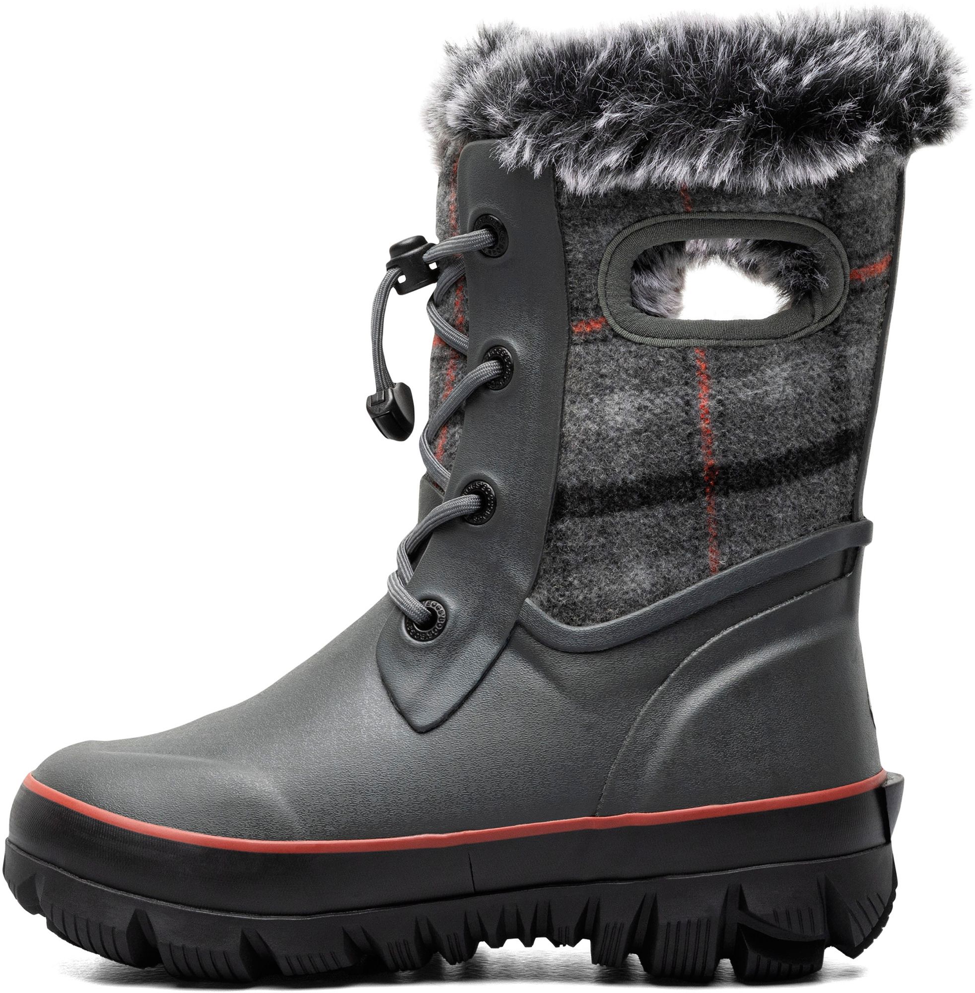 Bogs Kids' Arcata II Cozy Plaid Waterproof Winter Boots