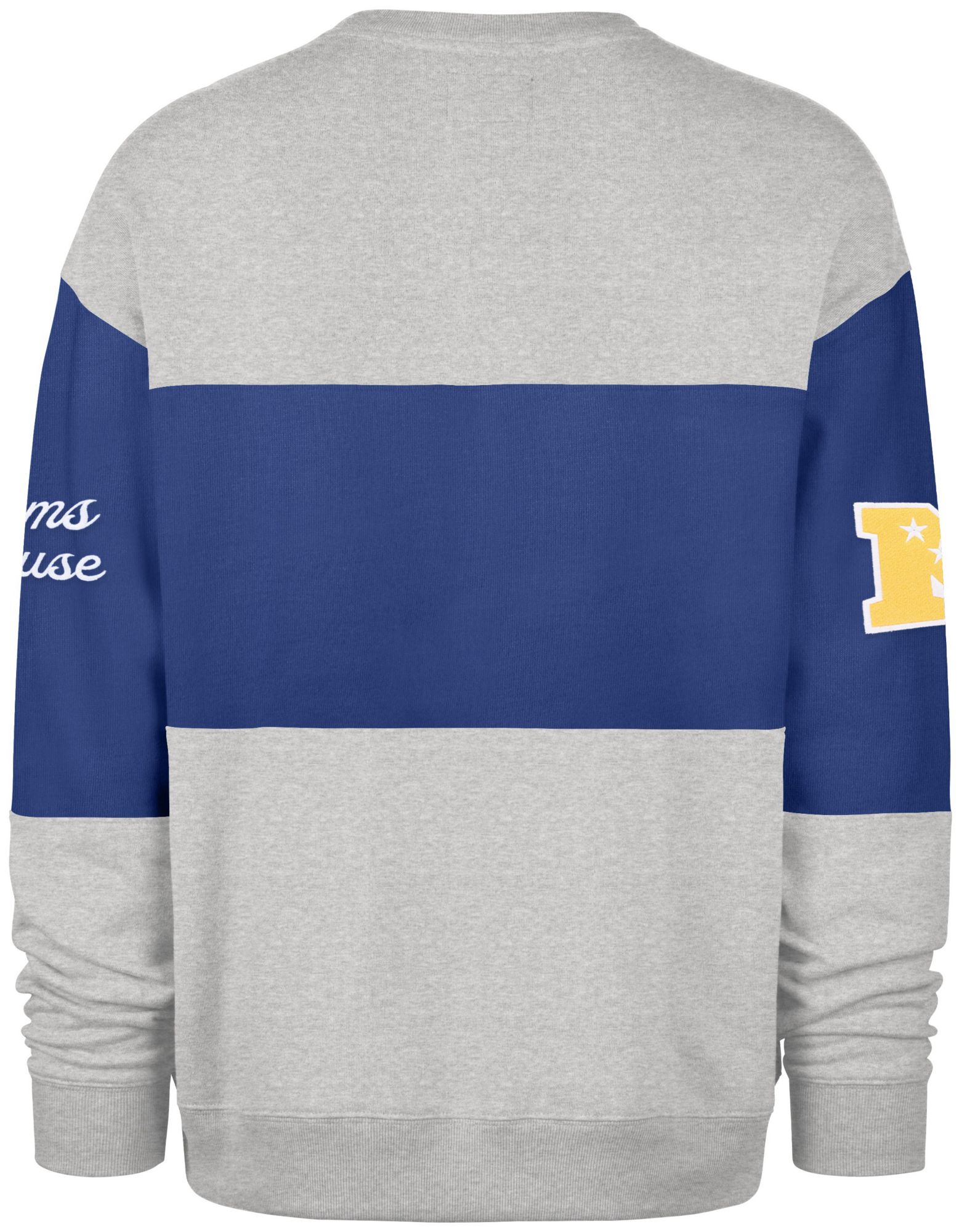 '47 Men's Los Angeles Rams Blockfield Crewneck Sweatshirt product image
