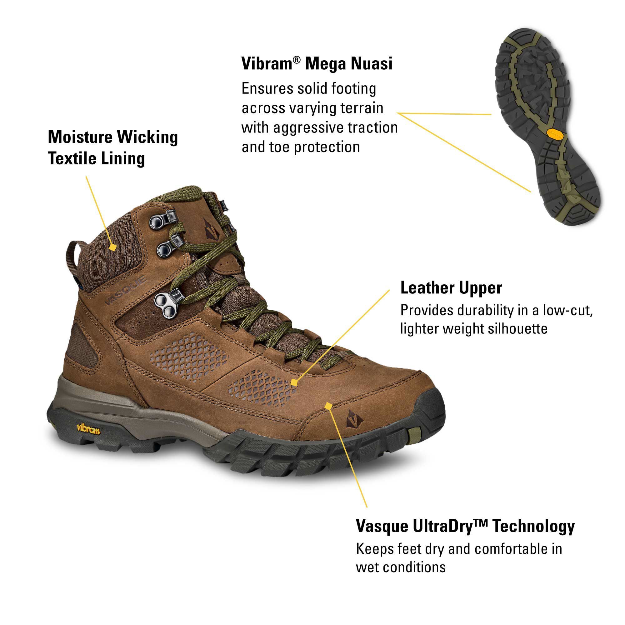 Vasque Men's Talus All-Terrain UltraDry Hiking Boots product image
