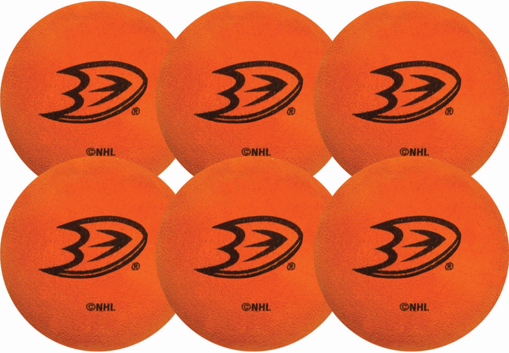 Franklin Anaheim Ducks 6 Pack Hockey Balls product image