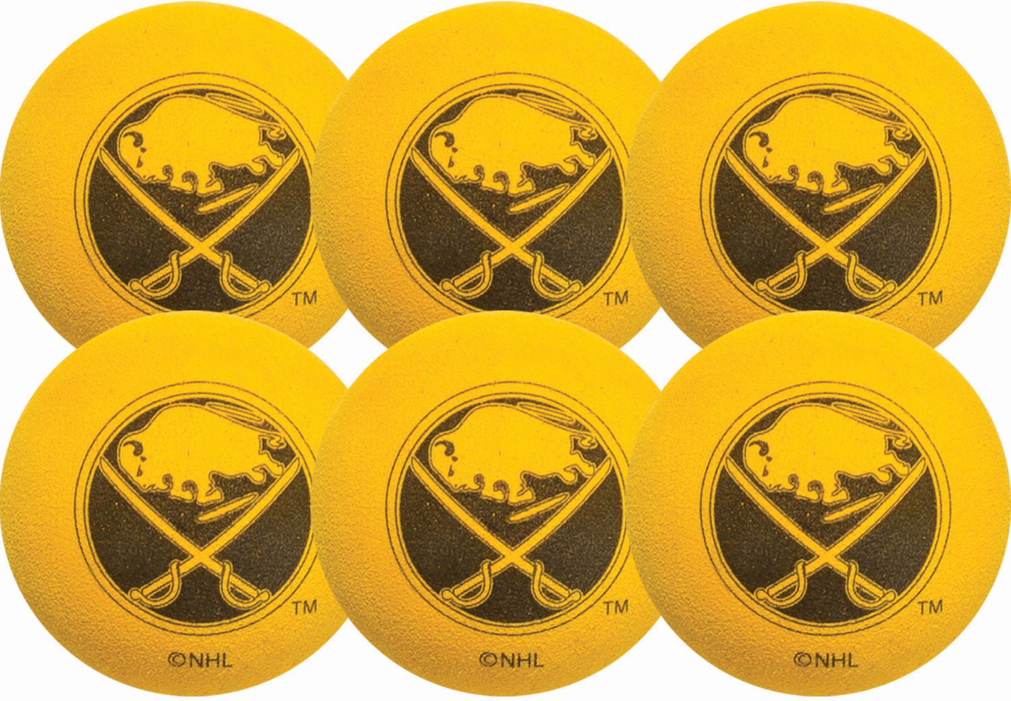 Franklin Buffalo Sabres 6 Pack Hockey Balls product image