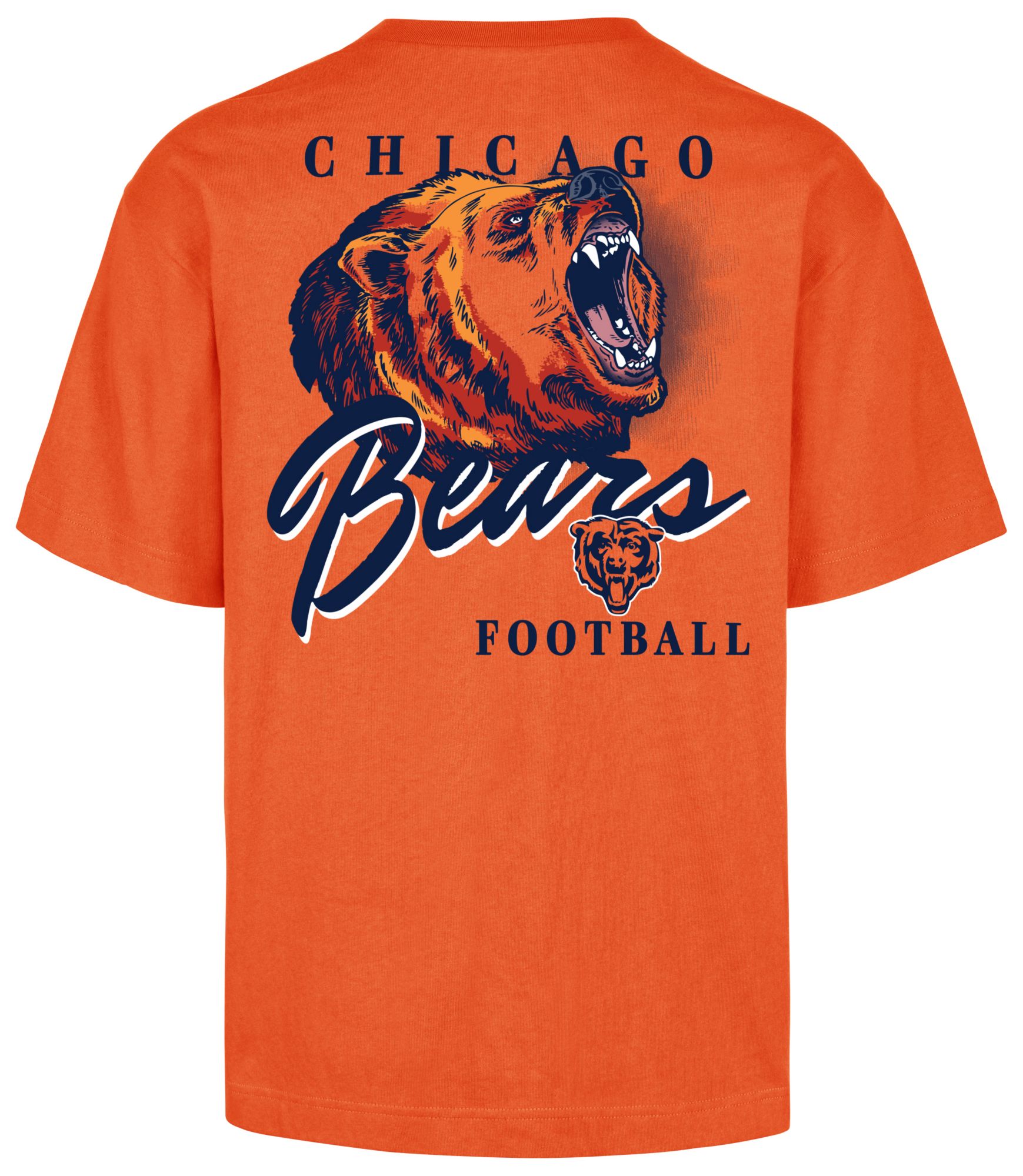 47 Adult Chicago Bears Orange Backer Foundation T-Shirt | Dick's