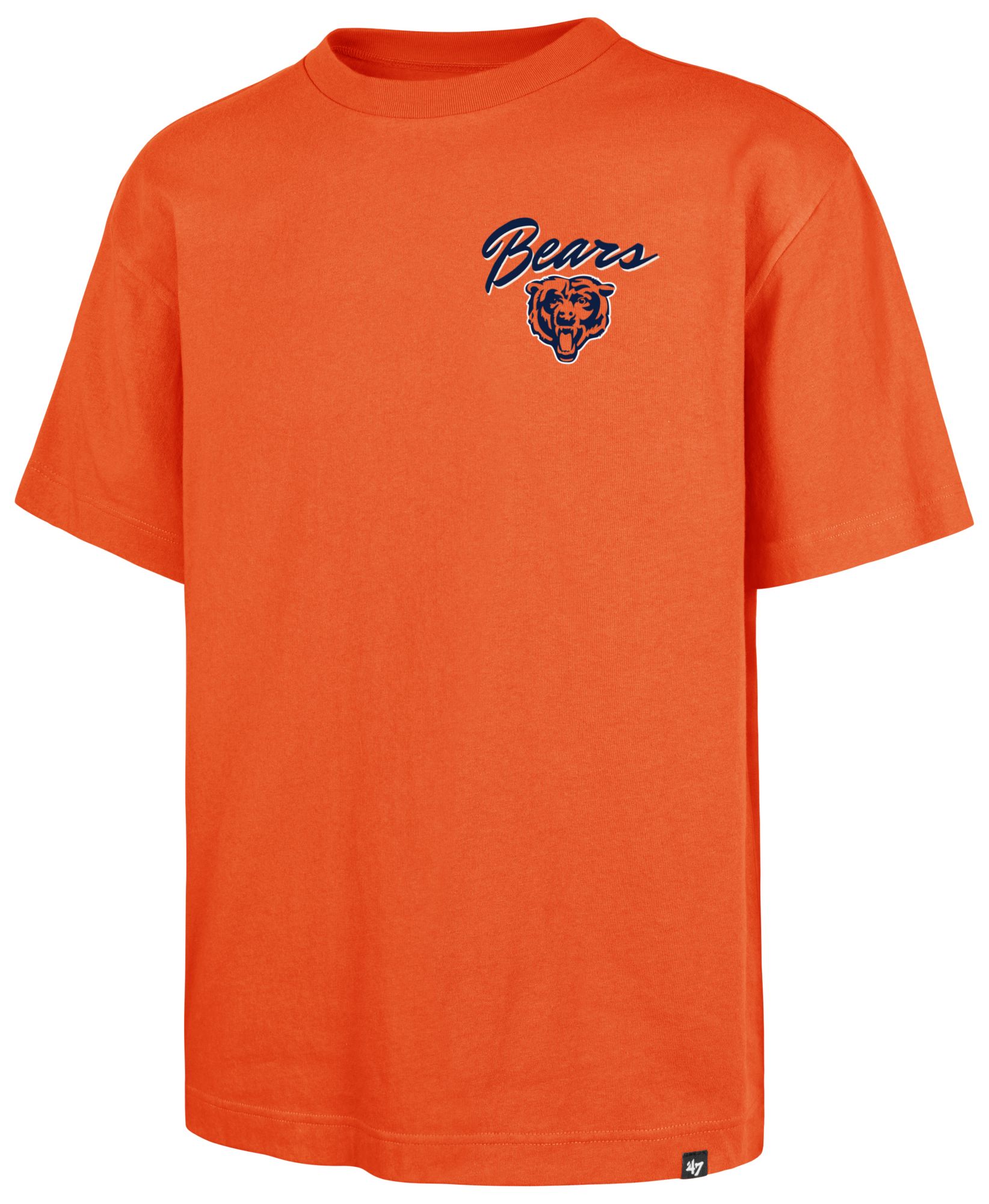 47 Adult Chicago Bears Orange Backer Foundation T-Shirt | Dick's