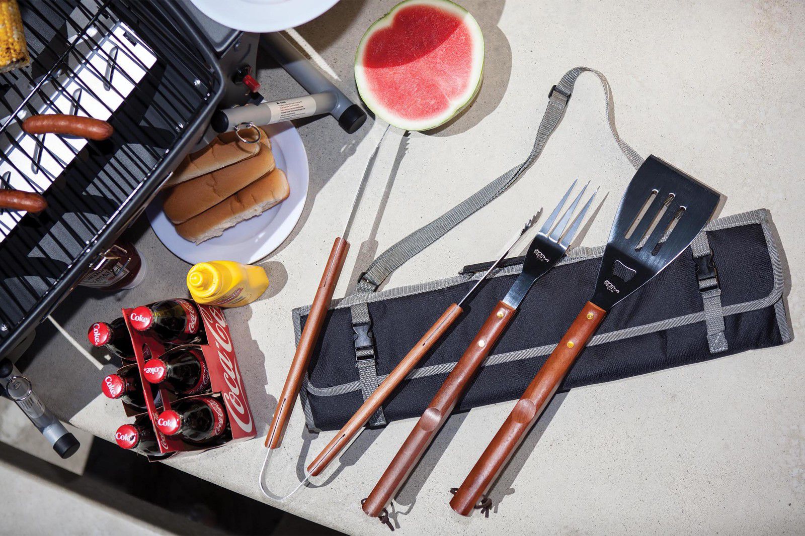 Picnic Time Virginia Tech Hokies 3-Piece Barbeque Tote & Grill Set