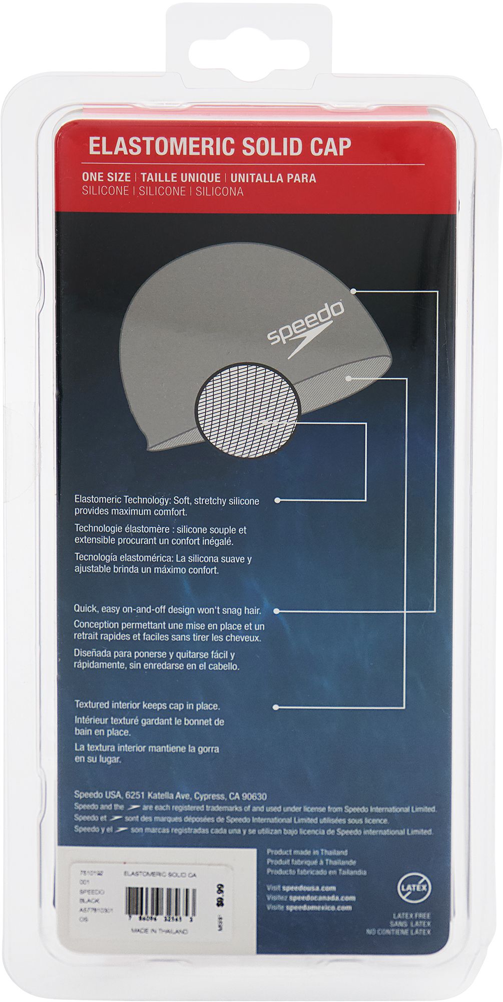 Speedo Elastomeric Silicone Swim Cap product image