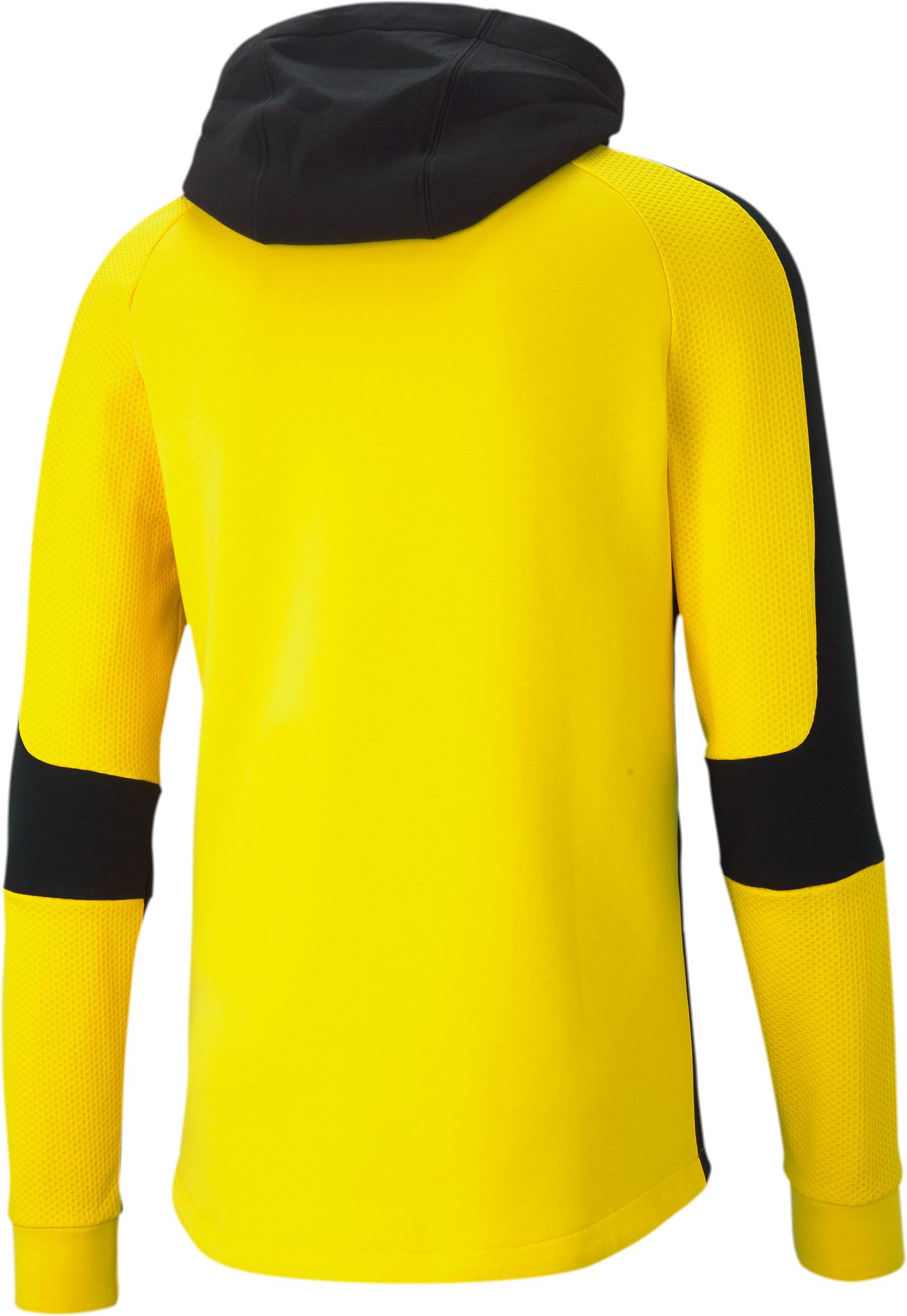 PUMA Men's Borussia Dortmund Evostripe Yellow Pullover Hoodie product image