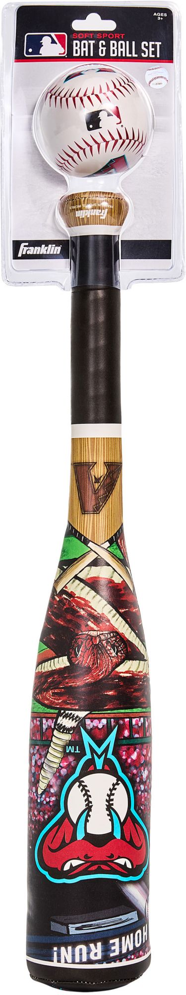 Franklin Arizona Diamondbacks Club Culture Soft Bat and Ball Set product image