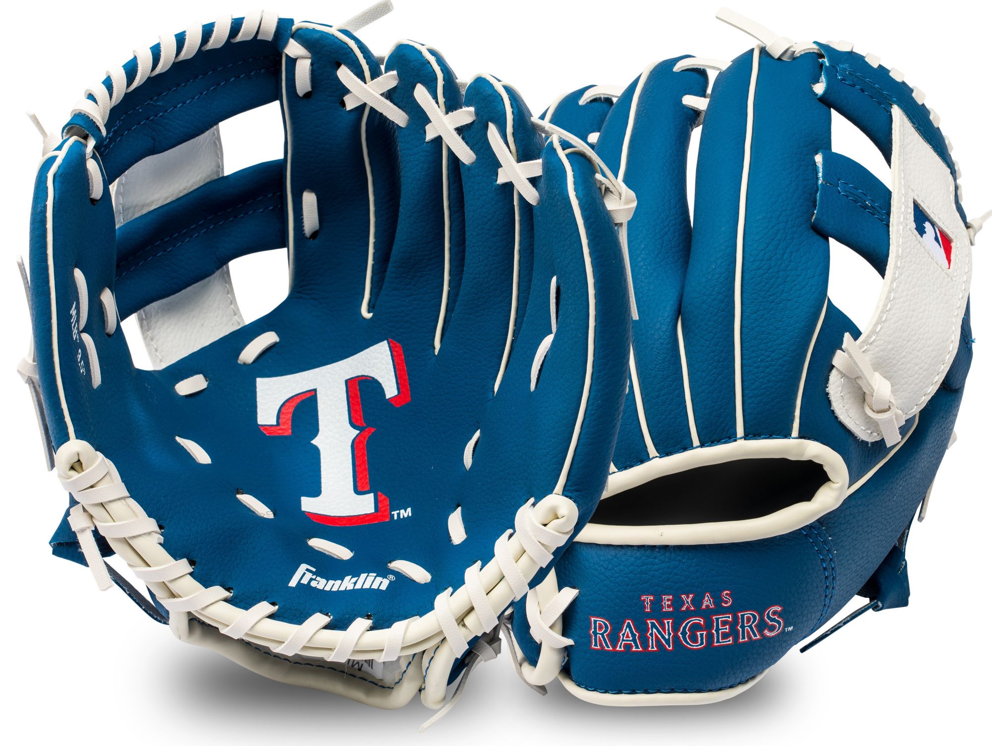 Franklin Youth Texas Rangers Teeball Glove and Ball Set
