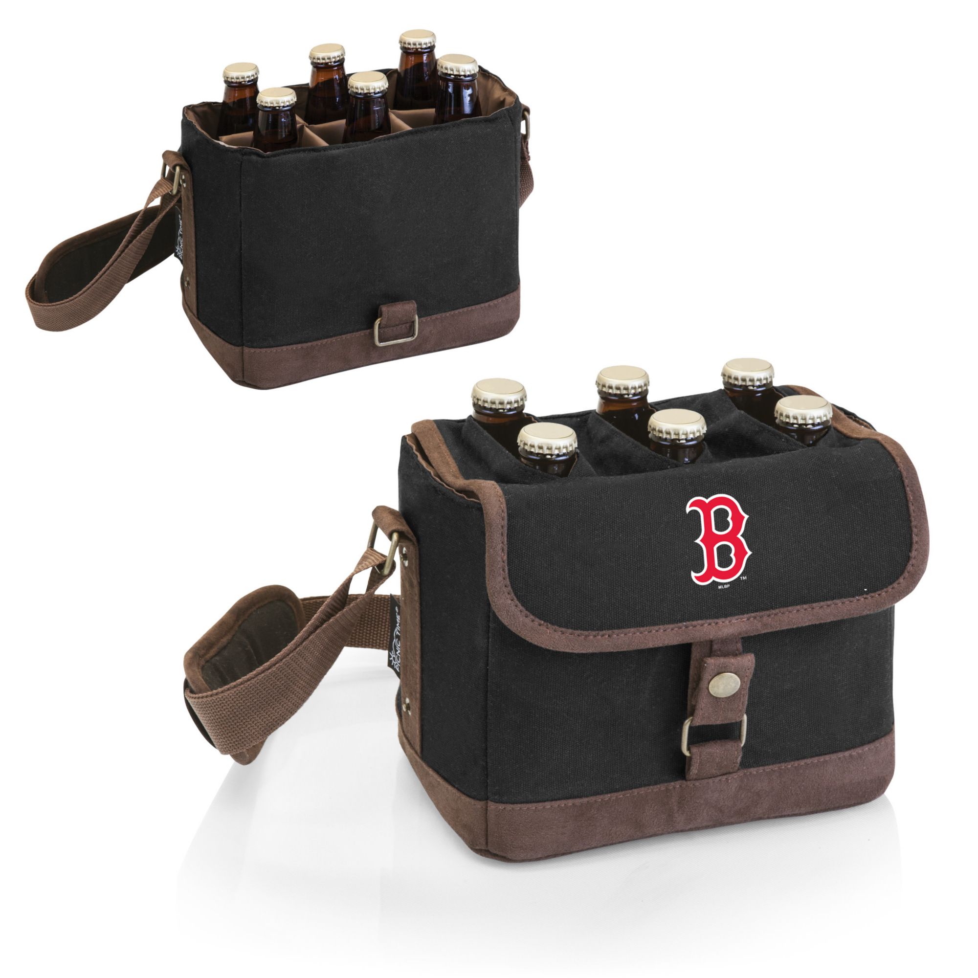 Picnic Time Boston Red Sox Beer Caddy Cooler Tote and Opener product image