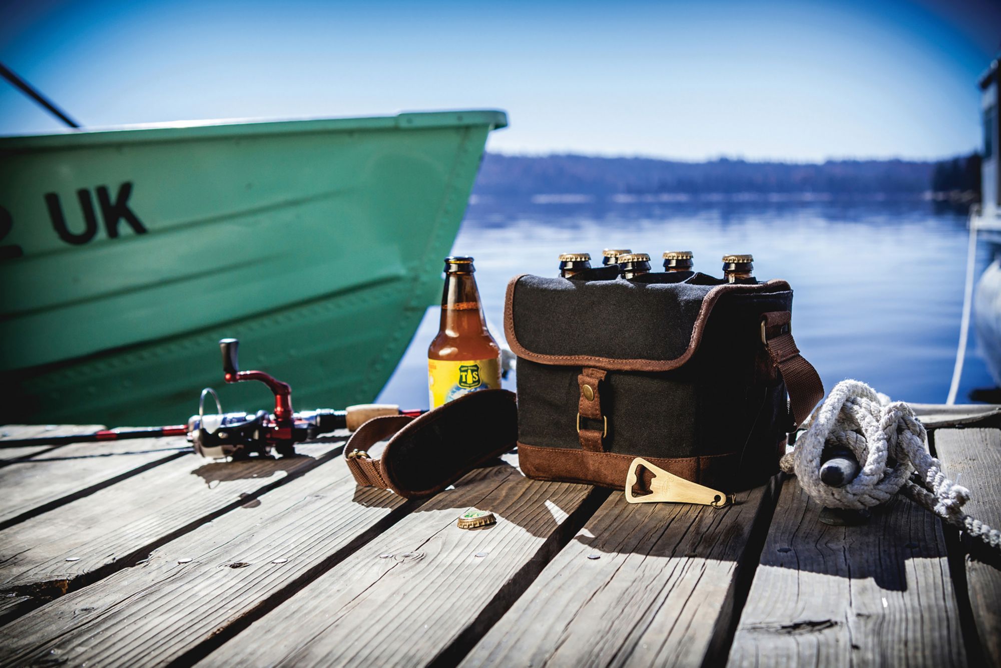 Picnic Time Cincinnati Reds Beer Caddy Cooler Tote and Opener