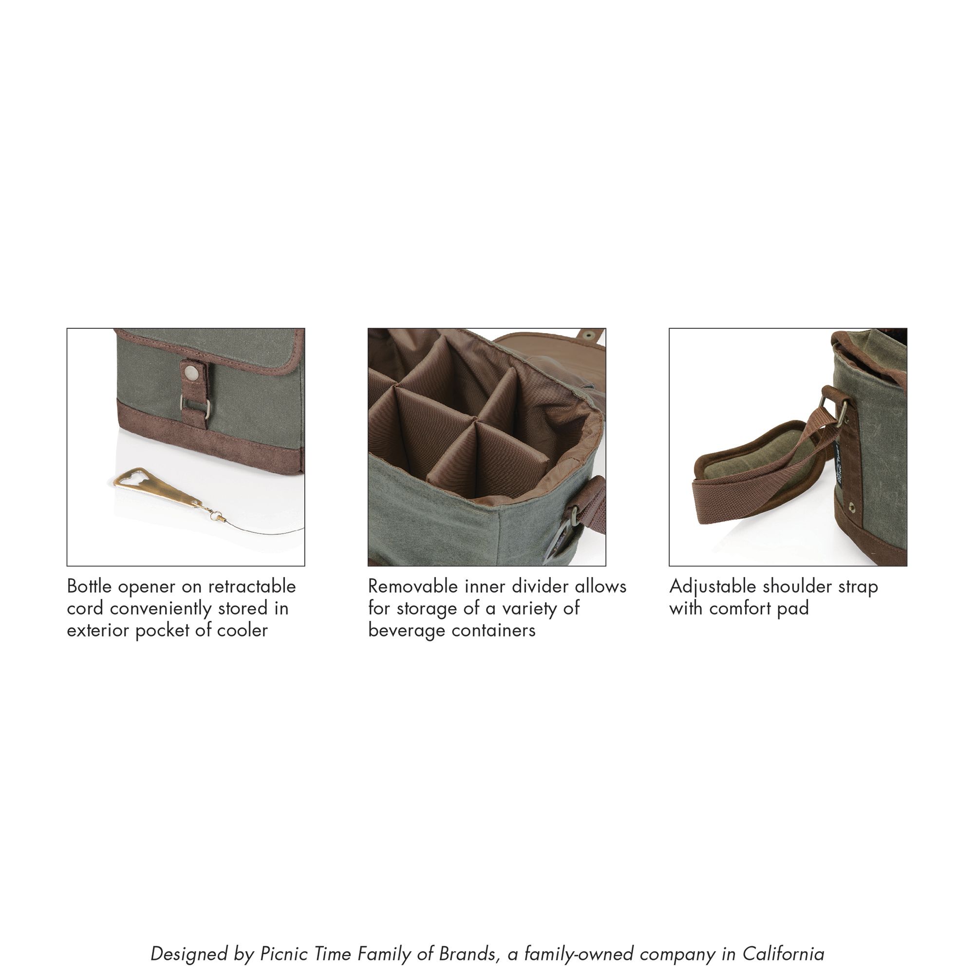 Picnic Time Washington Commanders Beer Caddy Cooler Tote product image