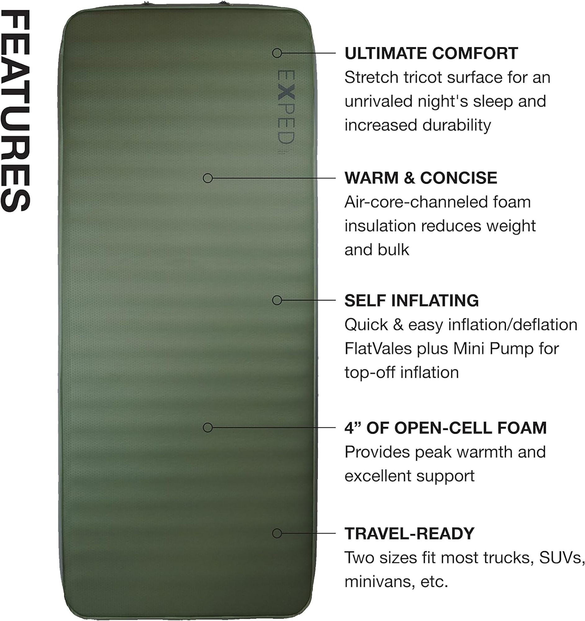 Exped MegaMat Auto Sleeping Pad product image