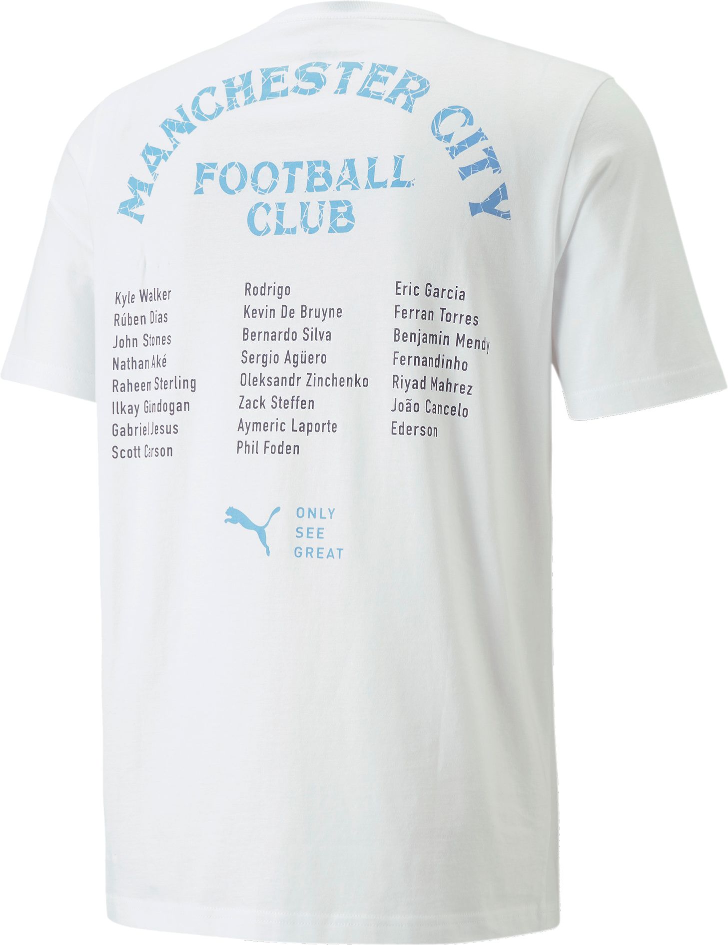 PUMA Men's Manchester City Winners Short-Sleeve White T-Shirt product image