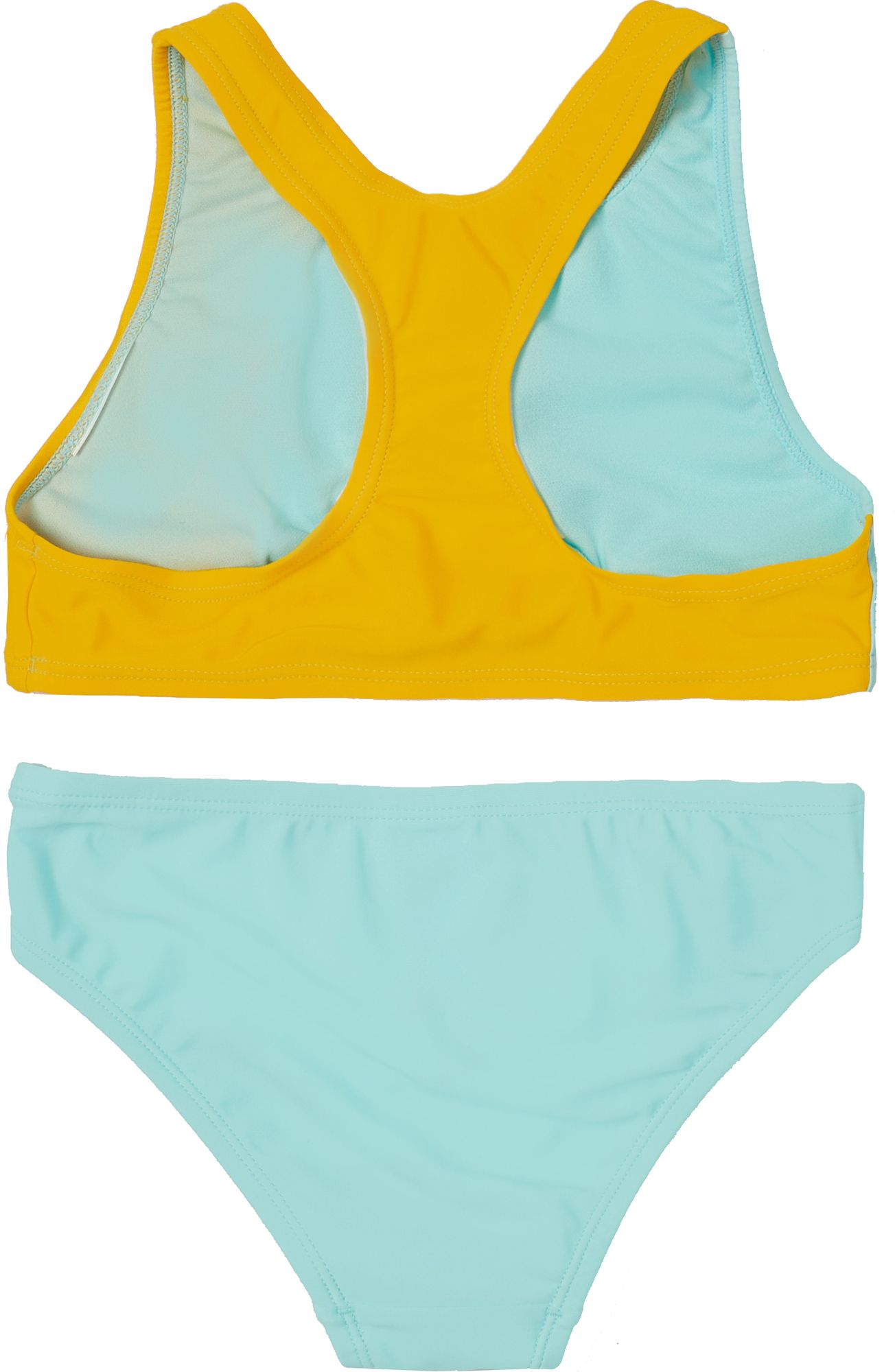 Speedo Girls' Solid Blocked Bikini Set