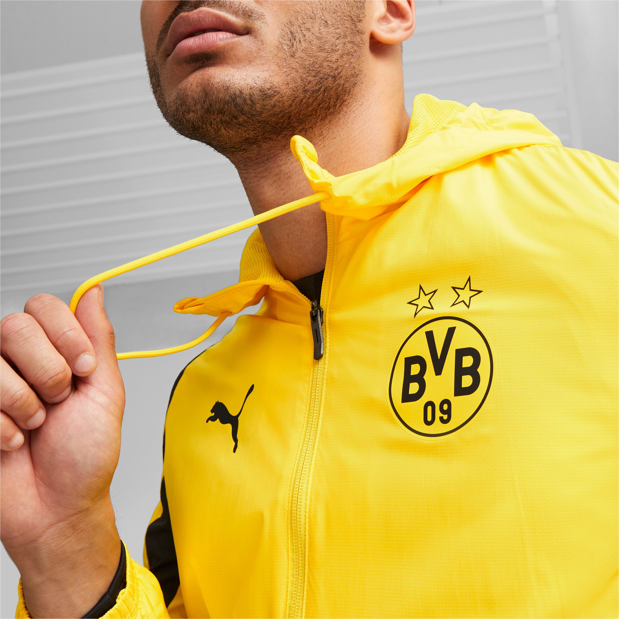 PUMA Borussia Dortmund 2023 Anthem Yellow Jacket