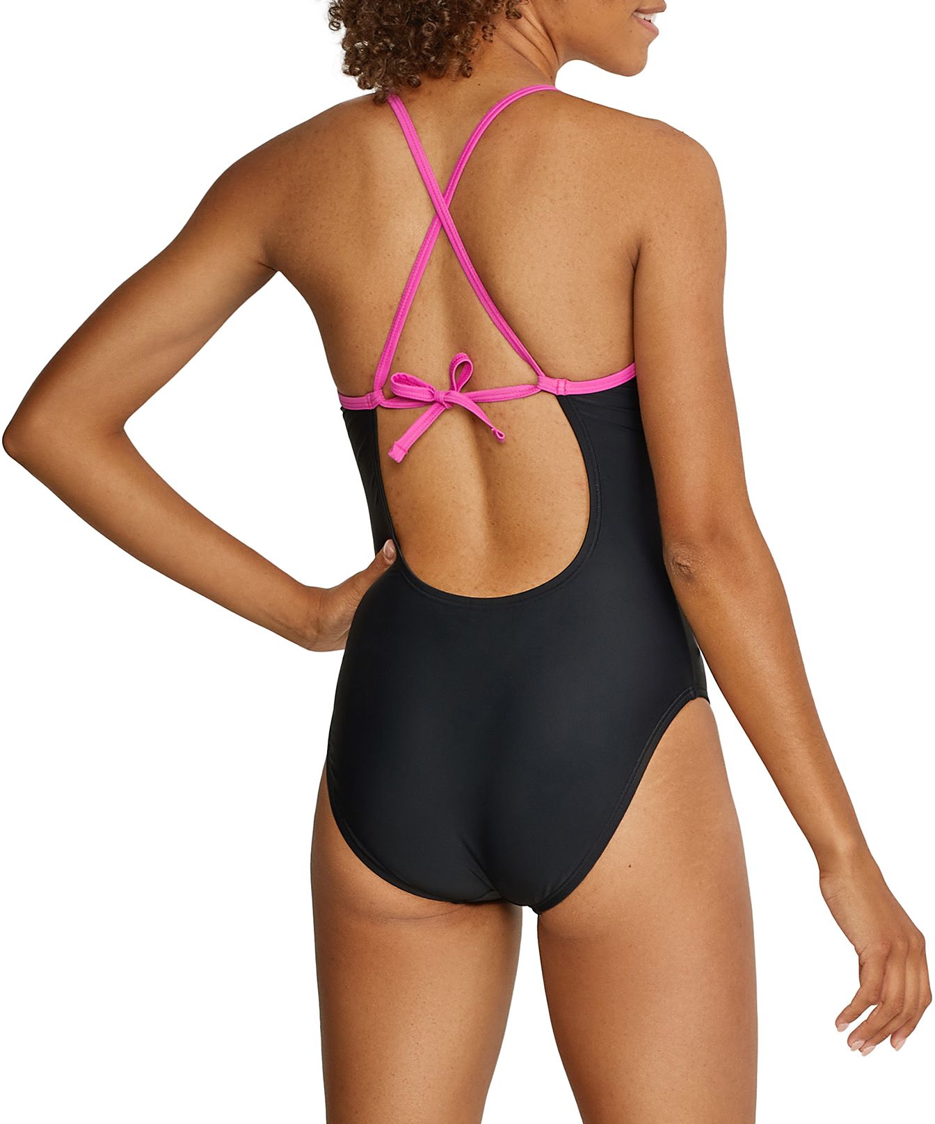 Speedo Women's Colorblock Tie Back One-Piece Swimsuit product image