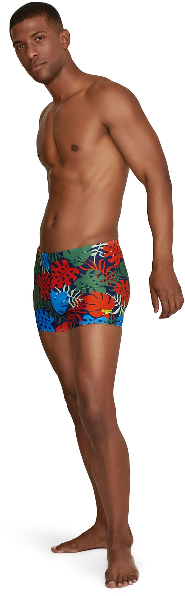 Speedo Men's Printed Square Leg