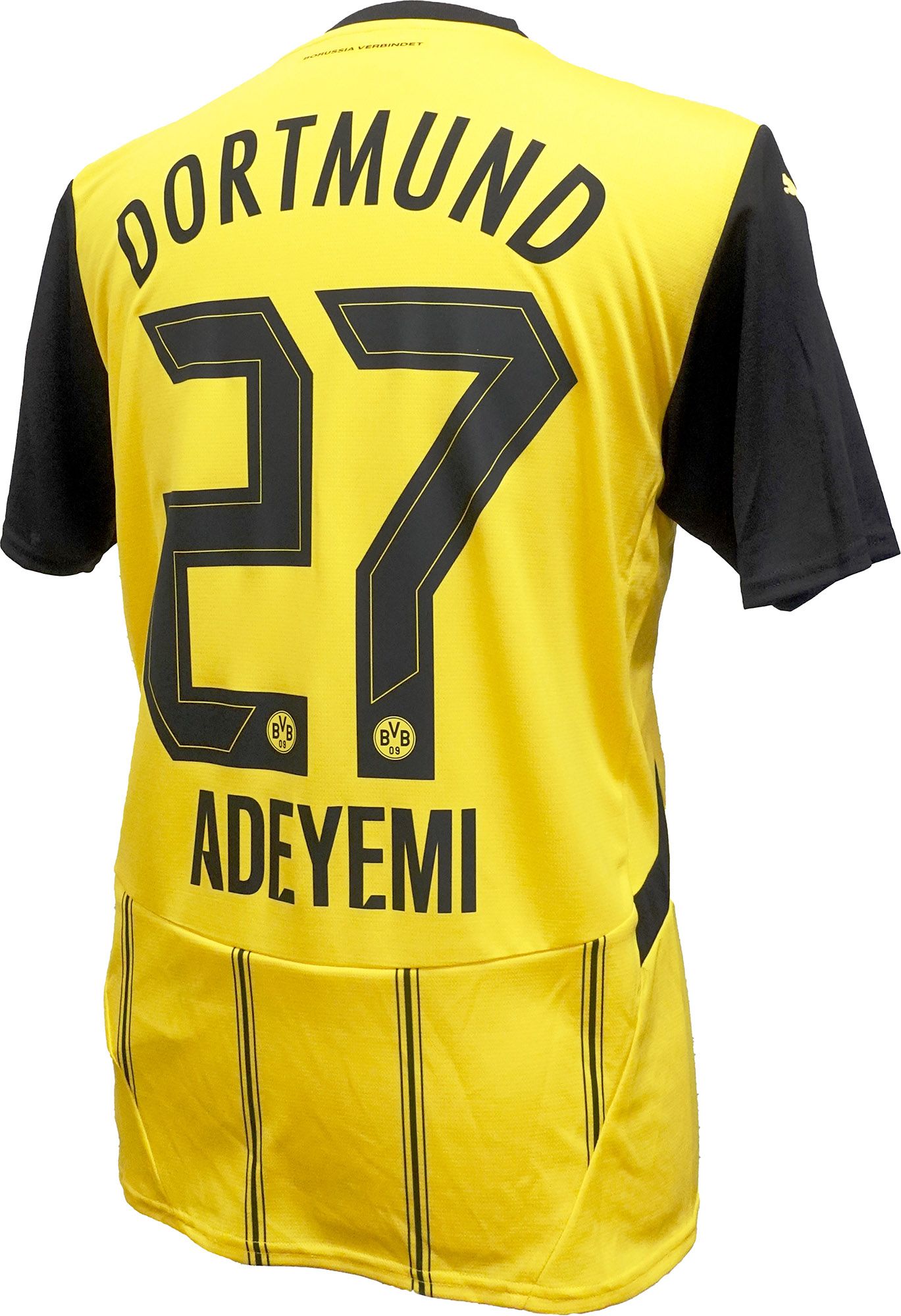PUMA Men's Borussia Dortmund Karim Adeyemi #27 Yellow Home Jersey product image