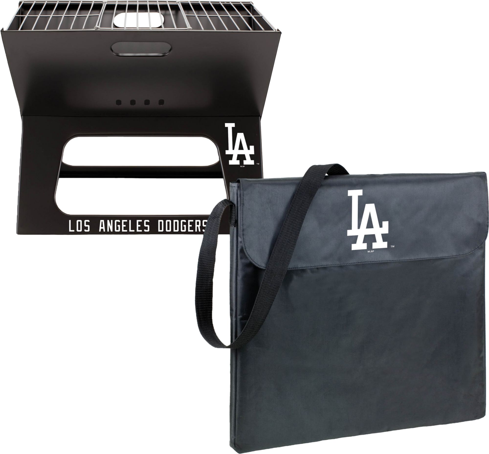 Picnic Time Los Angeles Dodgers Portable Charcoal BBQ X-Grill