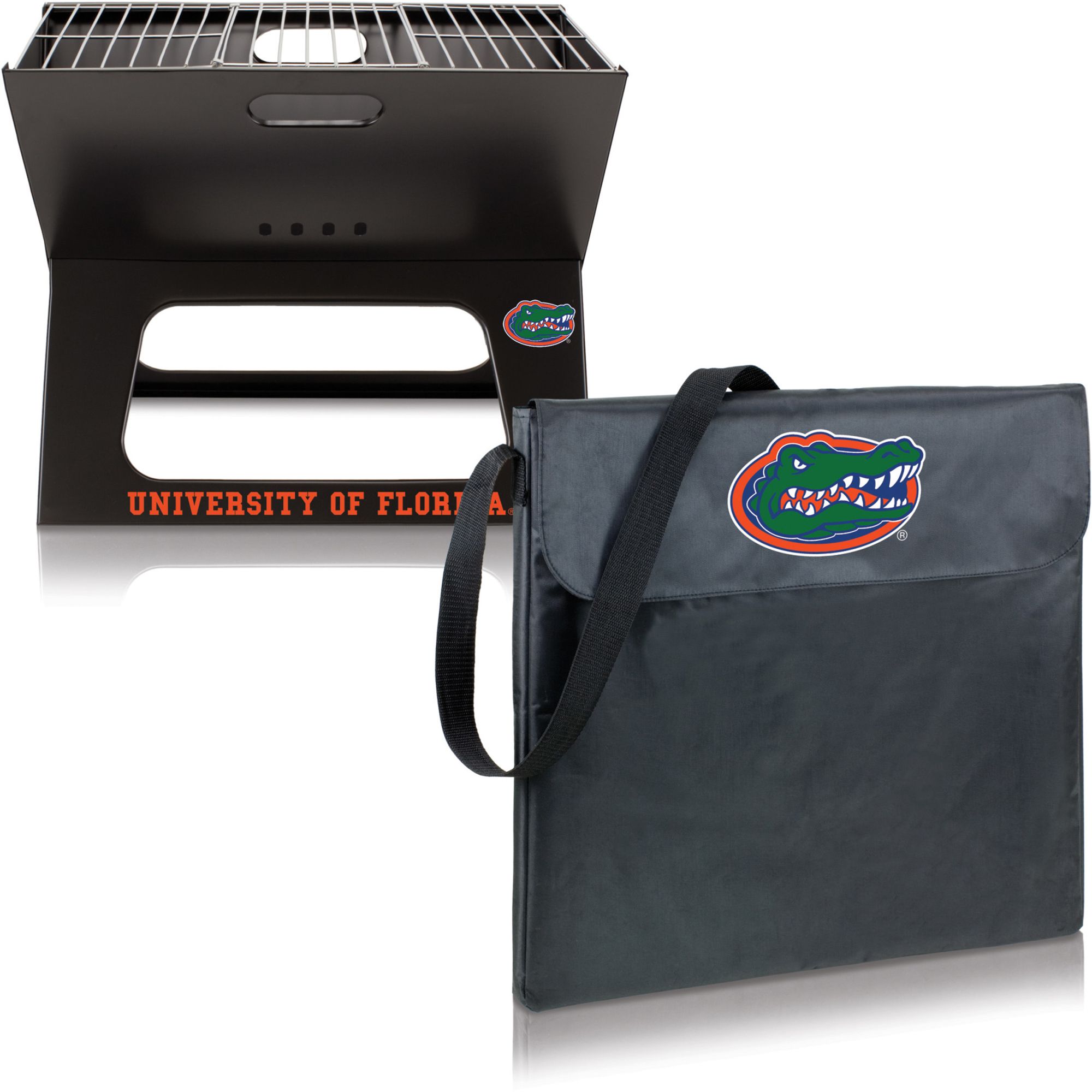 Picnic Time Florida Gators Folding Charcoal Barbeque Grill