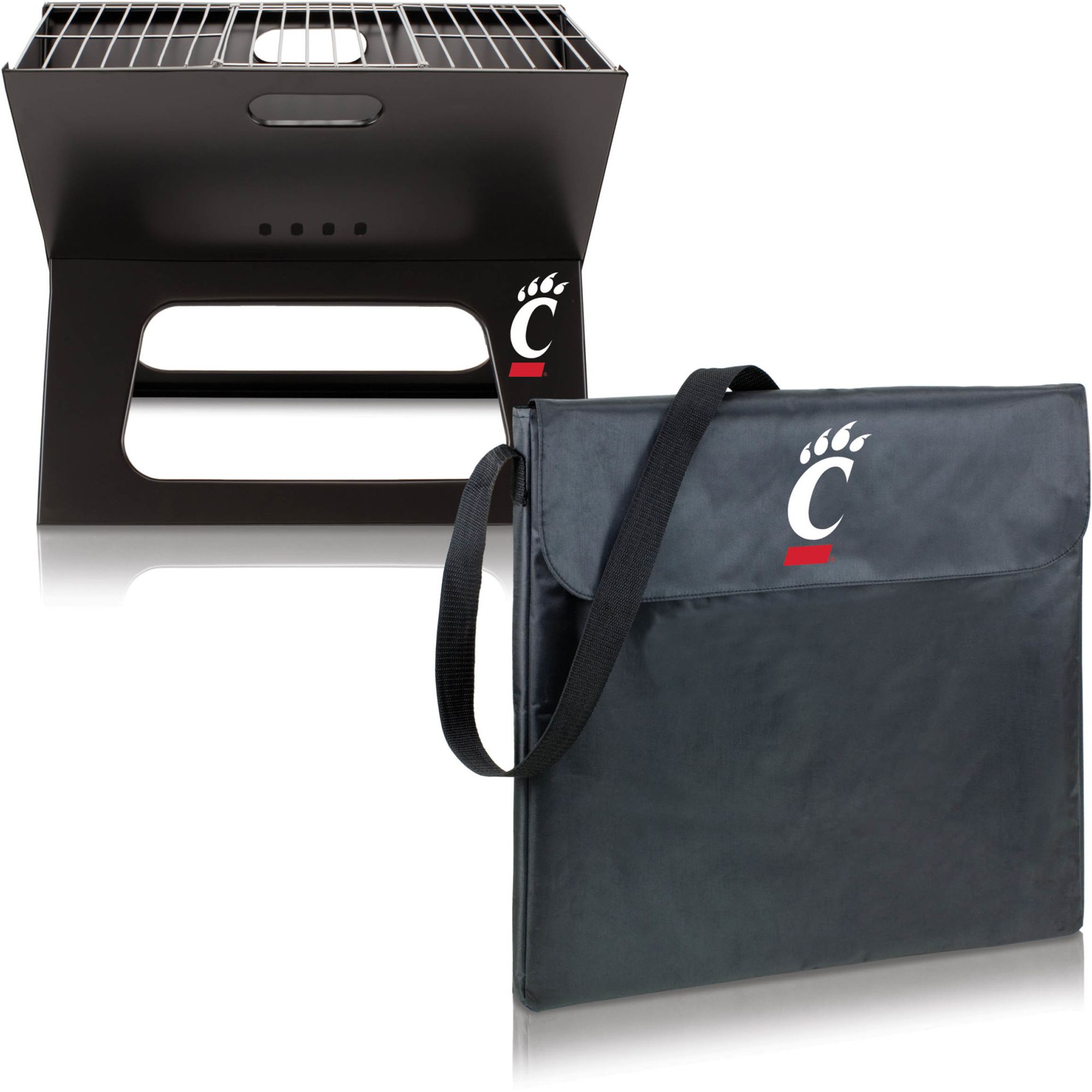 Picnic Time Cincinnati Bearcats Folding Charcoal Barbeque Grill