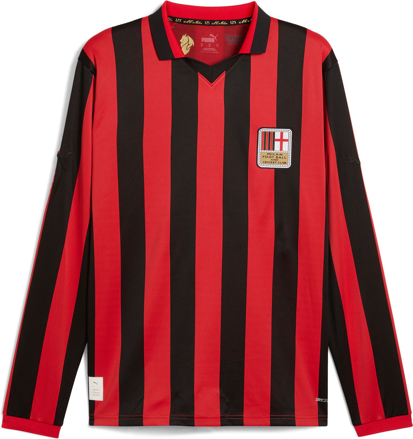 PUMA Adult AC Milan 125th Anniversary Authentic Long Sleeve Jersey product image