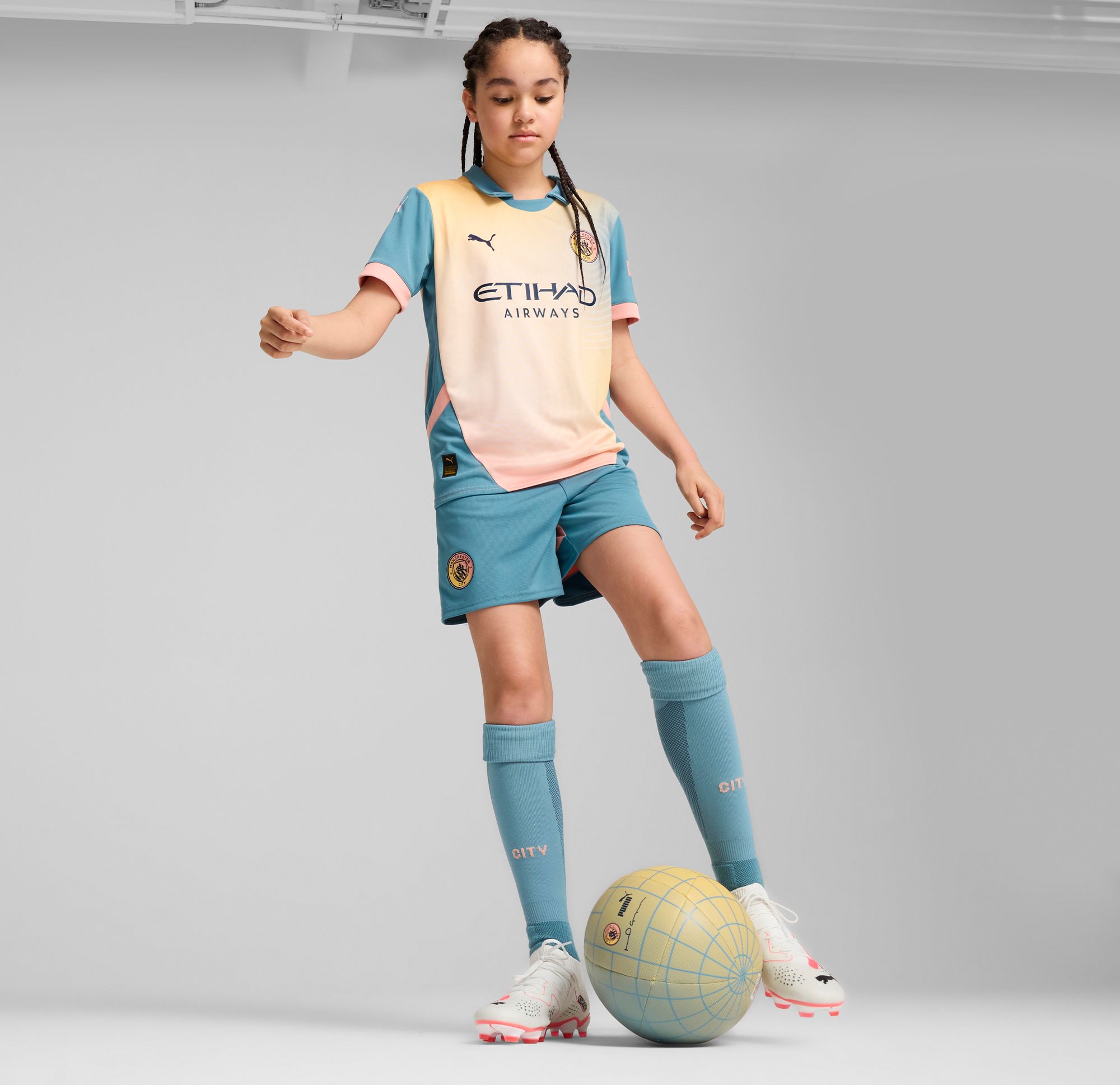 PUMA Youth Manchester City 2024-2025 Fourth Replica Jersey product image