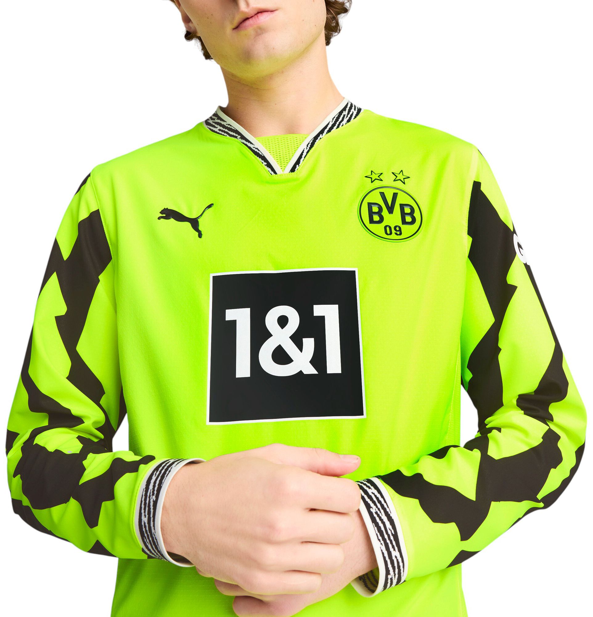 PUMA Men's Borussia Dortmund Yellow 125th Anniversary Replica Jersey product image