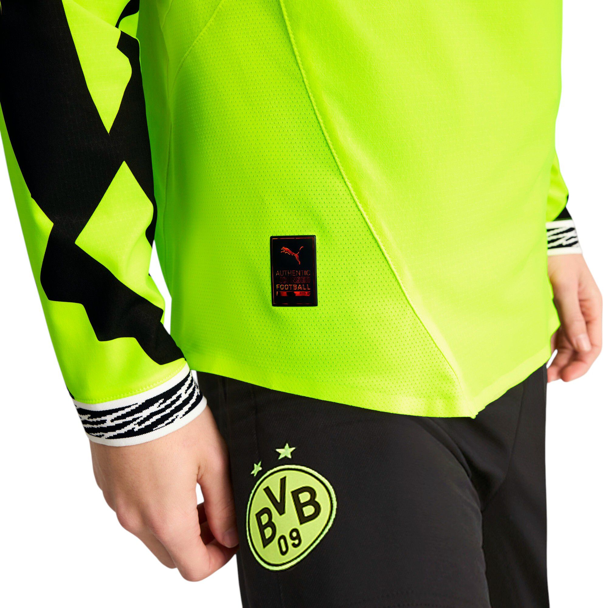 PUMA Men's Borussia Dortmund Yellow 125th Anniversary Replica Jersey product image